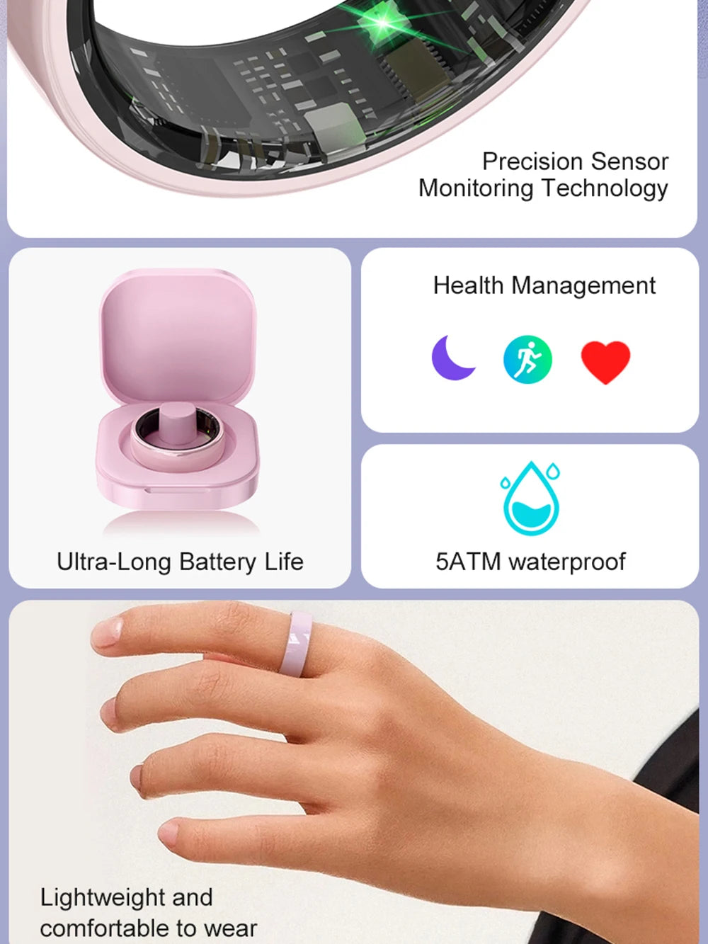 Aura Ring — Ceramic Smart Ring Track Your Health. Elevate Your Everyday.